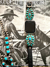 Load image into Gallery viewer, Turquoise Cluster Watchband
